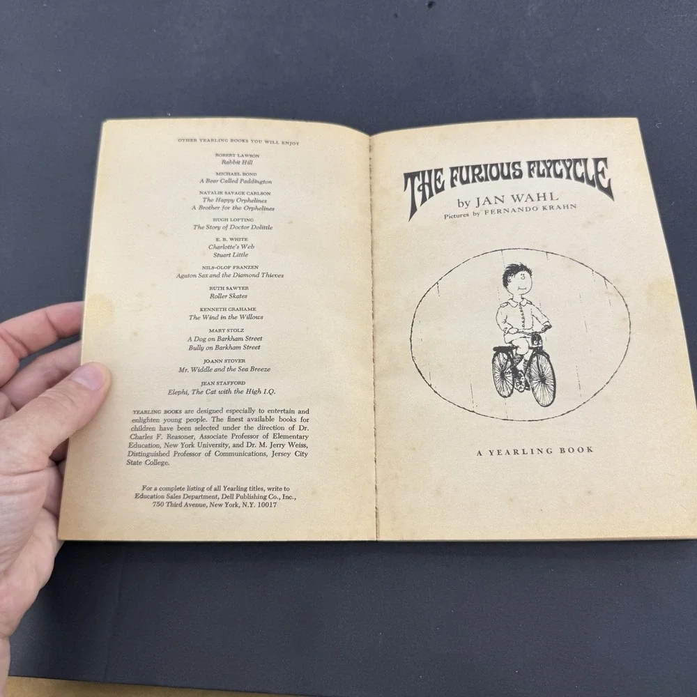 The Furious Flycycle by Jan Wahl 1974